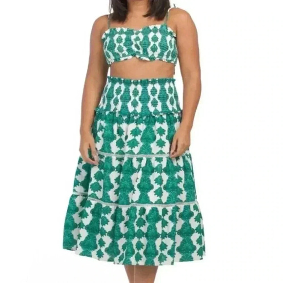 HOUSE OF HARLOW 1960
Linen Blend Boho Floral Bandeau Top NEW Size M - Picture 3 of 5